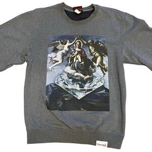 Diamond Supply Graphic Print Sweatshirt Crewneck Streetwear Mens Small